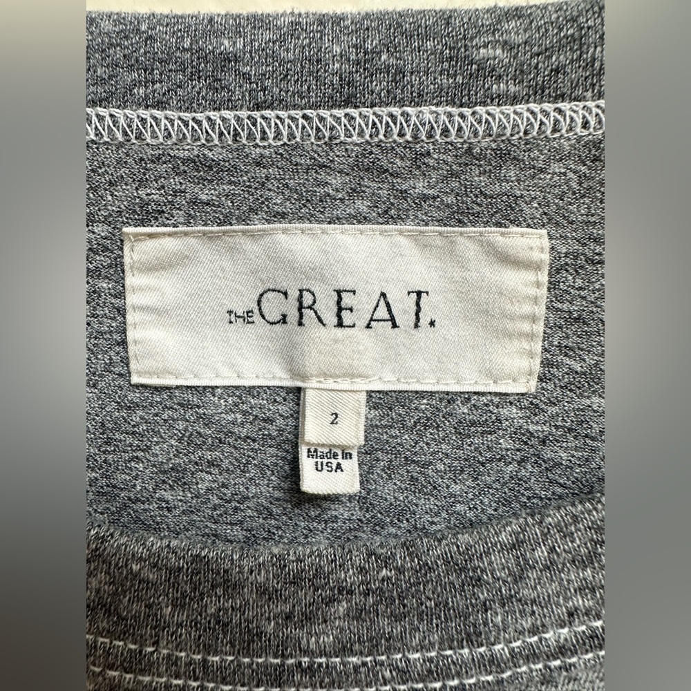 The Great. Charcoal  Tee - Picture 2 of 6